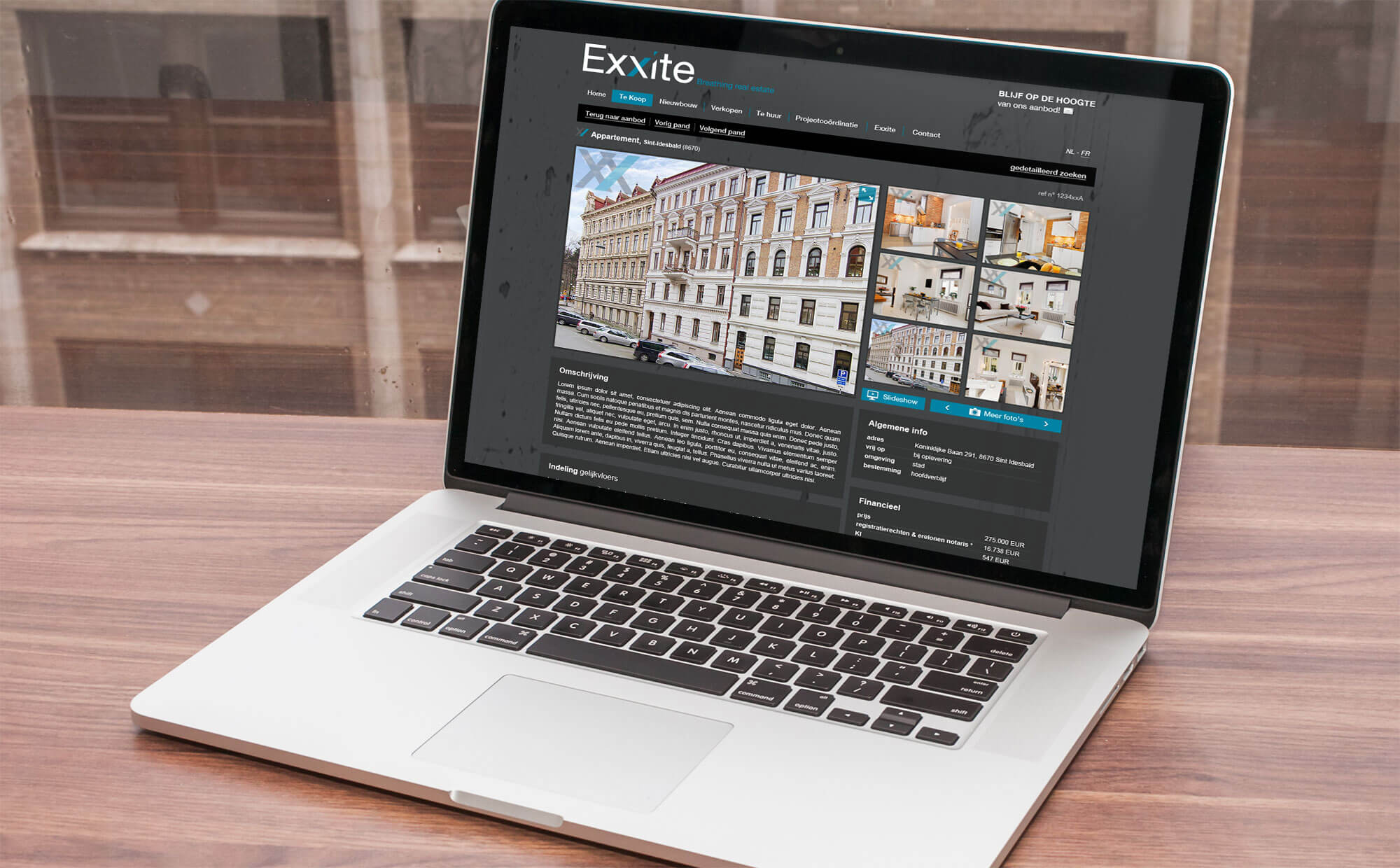 Referentie service website Exxite